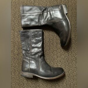 Bed Stu Annette Moto Motorcycle Distressed Leather Riding Boots 8.5